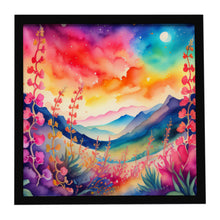 Load image into Gallery viewer, Snapdragon in Color Framed Metal Print
