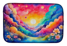 Load image into Gallery viewer, Stock, or Gillyflower in Color Dish Drying Mat