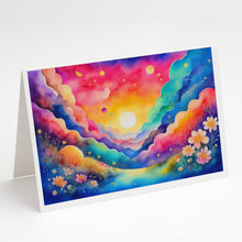 Load image into Gallery viewer, Stock, or Gillyflower in Color Greeting Cards -  Blank Note Cards – 8-Pack of Artist-Designed Cards with Envelopes