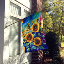 Load image into Gallery viewer, Sunflowers in Color House Flag
