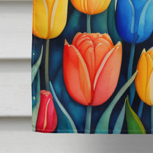 Load image into Gallery viewer, Tulips in Color House Flag