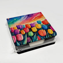 Load image into Gallery viewer, Tulips in Color PU Leather Note Paper Holder