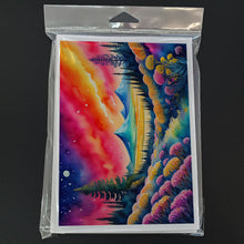 Load image into Gallery viewer, Yarrow in Color Greeting Cards -  Blank Note Cards – 8-Pack of Artist-Designed Cards with Envelopes