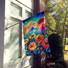Load image into Gallery viewer, Zinnias in Color House Flag