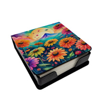 Load image into Gallery viewer, Zinnias in Color PU Leather Note Paper Holder