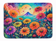 Load image into Gallery viewer, Zinnias in Color Memory Foam Kitchen Mat
