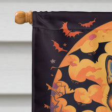 Load image into Gallery viewer, Akita Witchy Halloween House Flag