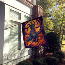 Load image into Gallery viewer, Belgian Malinois Witchy Halloween House Flag