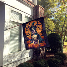 Load image into Gallery viewer, Boston Terrier Witchy Halloween House Flag