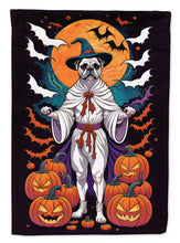 Load image into Gallery viewer, White Boxer Witchy Halloween House Flag