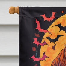 Load image into Gallery viewer, Brittany Spaniel Witchy Halloween House Flag