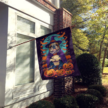 Load image into Gallery viewer, English Bulldog Witchy Halloween House Flag