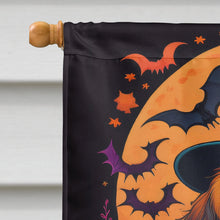 Load image into Gallery viewer, Cavalier Spaniel Witchy Halloween House Flag