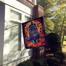 Load image into Gallery viewer, Keeshond Witchy Halloween House Flag