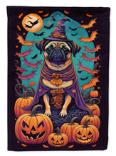 Load image into Gallery viewer, Pug Witchy Halloween House Flag
