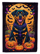 Load image into Gallery viewer, Rottweiler Witchy Halloween House Flag
