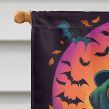 Load image into Gallery viewer, Saint Bernard Witchy Halloween House Flag