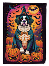 Load image into Gallery viewer, Saint Bernard Witchy Halloween House Flag