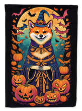 Load image into Gallery viewer, Shiba Inu Witchy Halloween House Flag