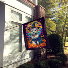 Load image into Gallery viewer, Westie Witchy Halloween House Flag