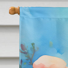 Load image into Gallery viewer, Anemones in Watercolor House Flag