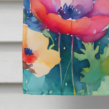 Load image into Gallery viewer, Anemones in Watercolor House Flag
