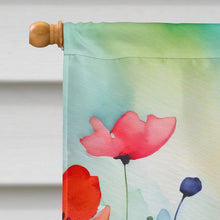 Load image into Gallery viewer, Anemones in Watercolor House Flag