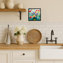 Load image into Gallery viewer, Anemones in Watercolor Framed Metal Print
