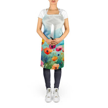 Load image into Gallery viewer, Anemones in Watercolor Apron – Artist-Designed Kitchen, BBQ &amp; Craft Apron