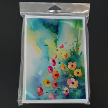 Load image into Gallery viewer, Anemones in Watercolor Greeting Cards -  Blank Note Cards – 8-Pack of Artist-Designed Cards with Envelopes