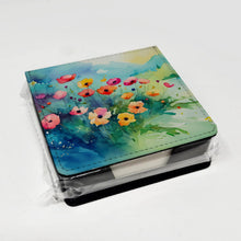 Load image into Gallery viewer, Anemones in Watercolor PU Leather Note Paper Holder