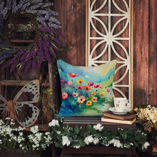 Load image into Gallery viewer, Anemones in Watercolor Throw Pillow