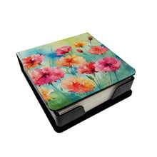 Load image into Gallery viewer, Carnations in Watercolor PU Leather Note Paper Holder