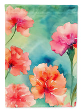 Load image into Gallery viewer, Carnations in Watercolor House Flag