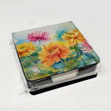 Load image into Gallery viewer, Chrysanthemums in Watercolor PU Leather Note Paper Holder