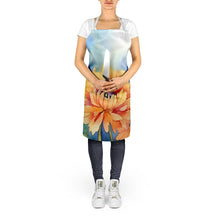 Load image into Gallery viewer, Chrysanthemums in Watercolor Apron – Artist-Designed Kitchen, BBQ &amp; Craft Apron