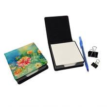Load image into Gallery viewer, Chrysanthemums in Watercolor PU Leather Note Paper Holder