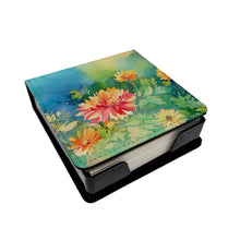 Load image into Gallery viewer, Chrysanthemums in Watercolor PU Leather Note Paper Holder