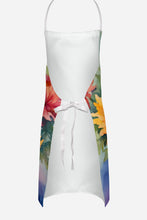 Load image into Gallery viewer, Chrysanthemums in Watercolor Apron – Artist-Designed Kitchen, BBQ &amp; Craft Apron