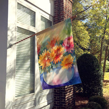 Load image into Gallery viewer, Chrysanthemums in Watercolor House Flag