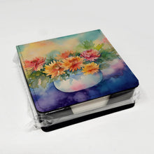 Load image into Gallery viewer, Chrysanthemums in Watercolor PU Leather Note Paper Holder