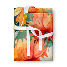 Load image into Gallery viewer, Chrysanthemums in Watercolor Apron – Artist-Designed Kitchen, BBQ &amp; Craft Apron