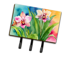 Load image into Gallery viewer, Orchids in Watercolor Leash or Key Holder
