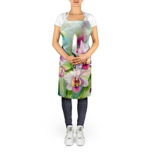 Load image into Gallery viewer, Orchids in Watercolor Apron – Artist-Designed Kitchen, BBQ &amp; Craft Apron