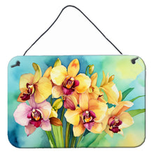Load image into Gallery viewer, Orchids in Watercolor Wall or Door Hanging Prints
