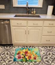 Load image into Gallery viewer, Orchids in Watercolor Memory Foam Kitchen Mat