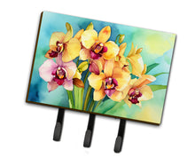 Load image into Gallery viewer, Orchids in Watercolor Leash or Key Holder