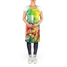Load image into Gallery viewer, Orchids in Watercolor Apron – Artist-Designed Kitchen, BBQ &amp; Craft Apron