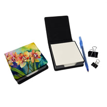 Load image into Gallery viewer, Orchids in Watercolor PU Leather Note Paper Holder