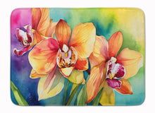 Load image into Gallery viewer, Orchids in Watercolor Memory Foam Kitchen Mat